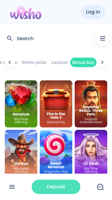 Bonus Wisho Casino Mobile Acheter