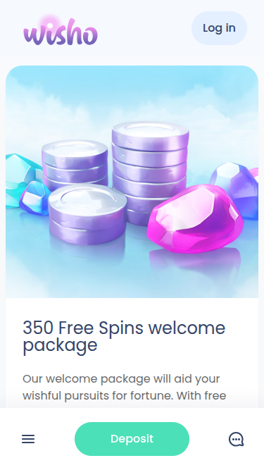 Promotions mobiles de Wisho Casino