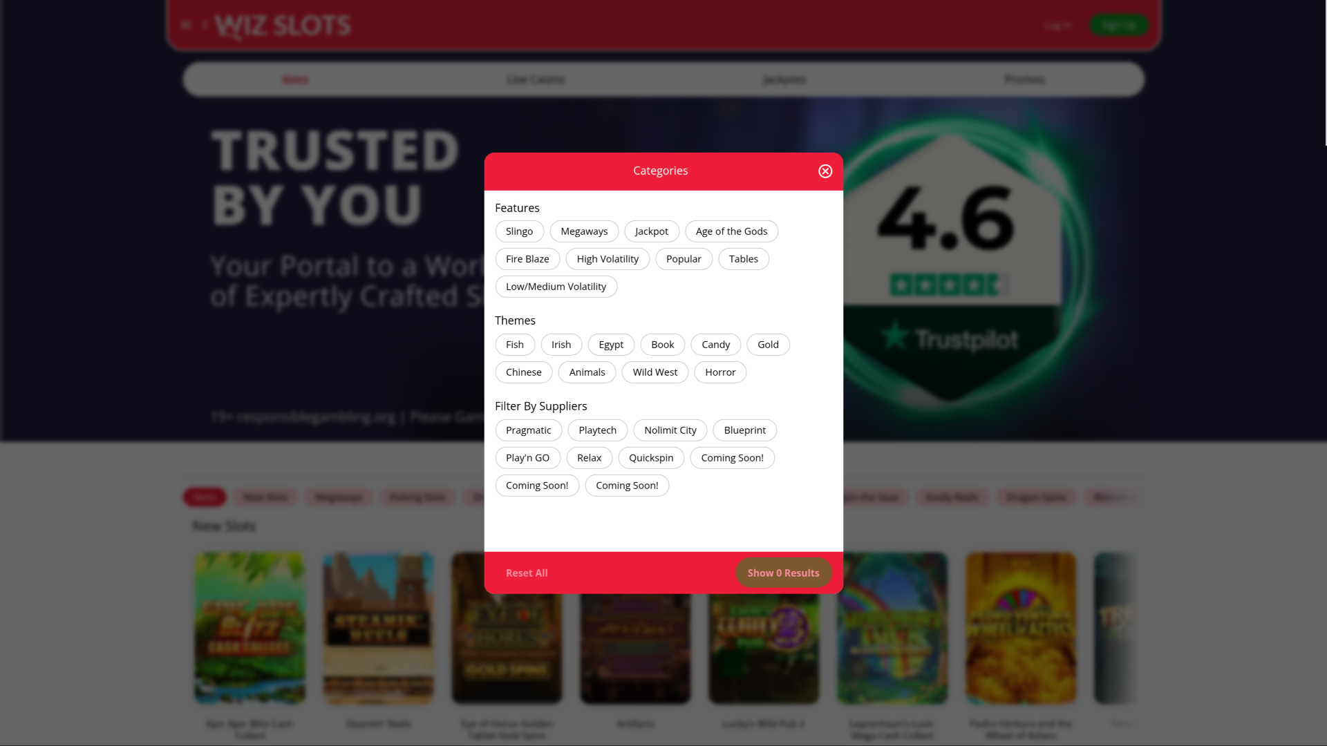 Sviluppatori del gioco per desktop Wiz Slots Casino