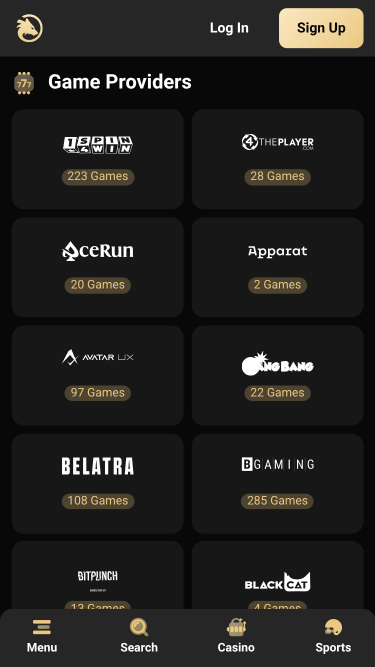 Sviluppatori del gioco mobile Wolf.io Casino