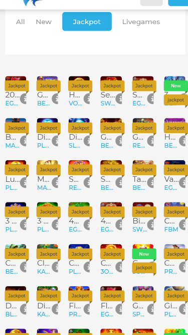 Jackpot mobile de Wolfy Casino