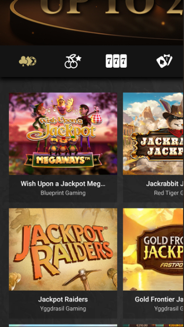 Woopwin Casino mobiler Jackpot