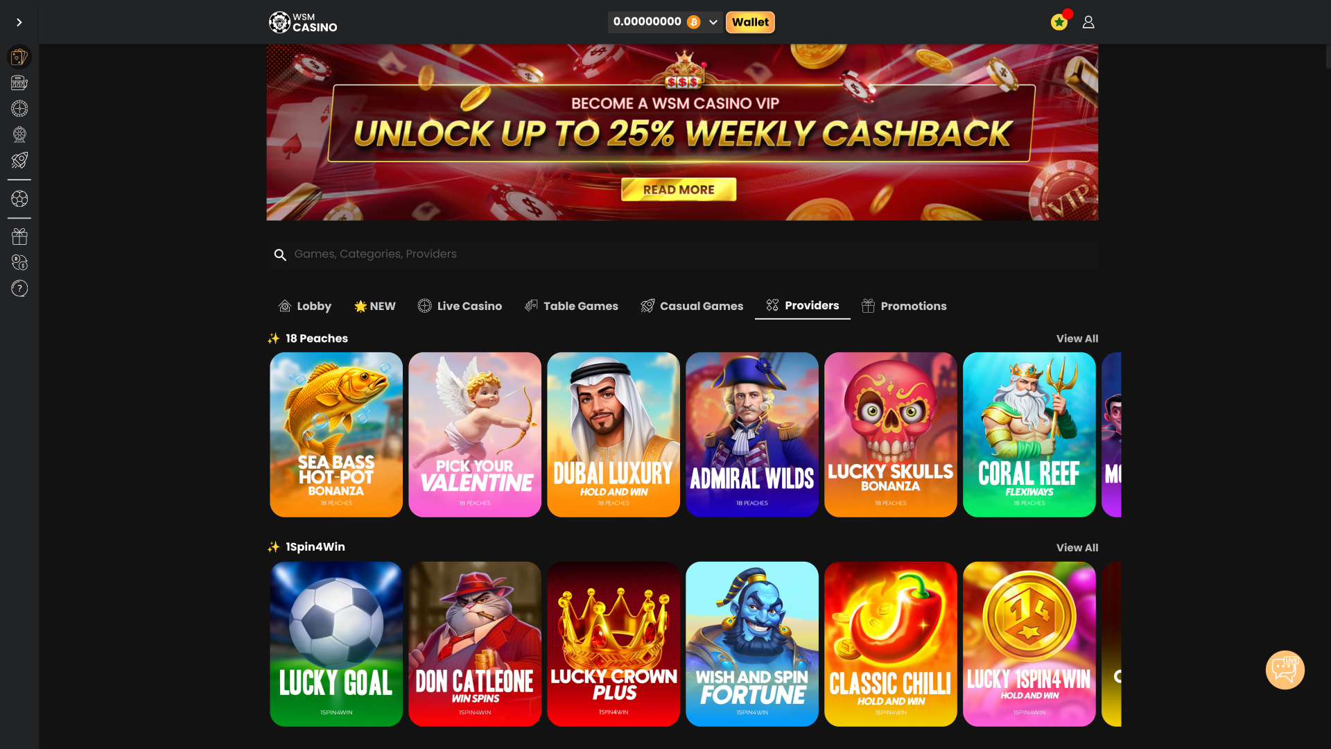 Desarrolladores de juegos de escritorio para casinos WSM