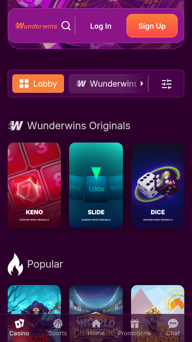 Мобильные игры Wunderwins