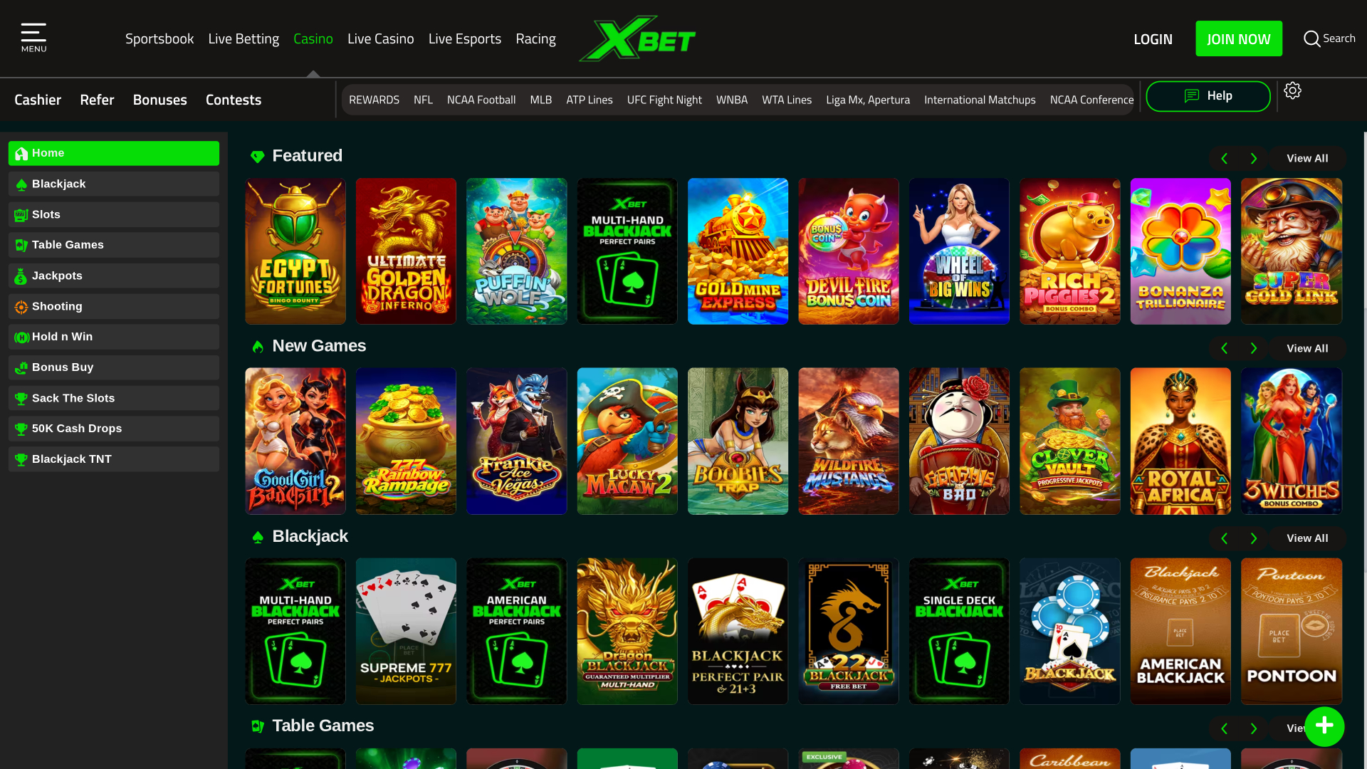 Xbetカジノゲームデスクトップ