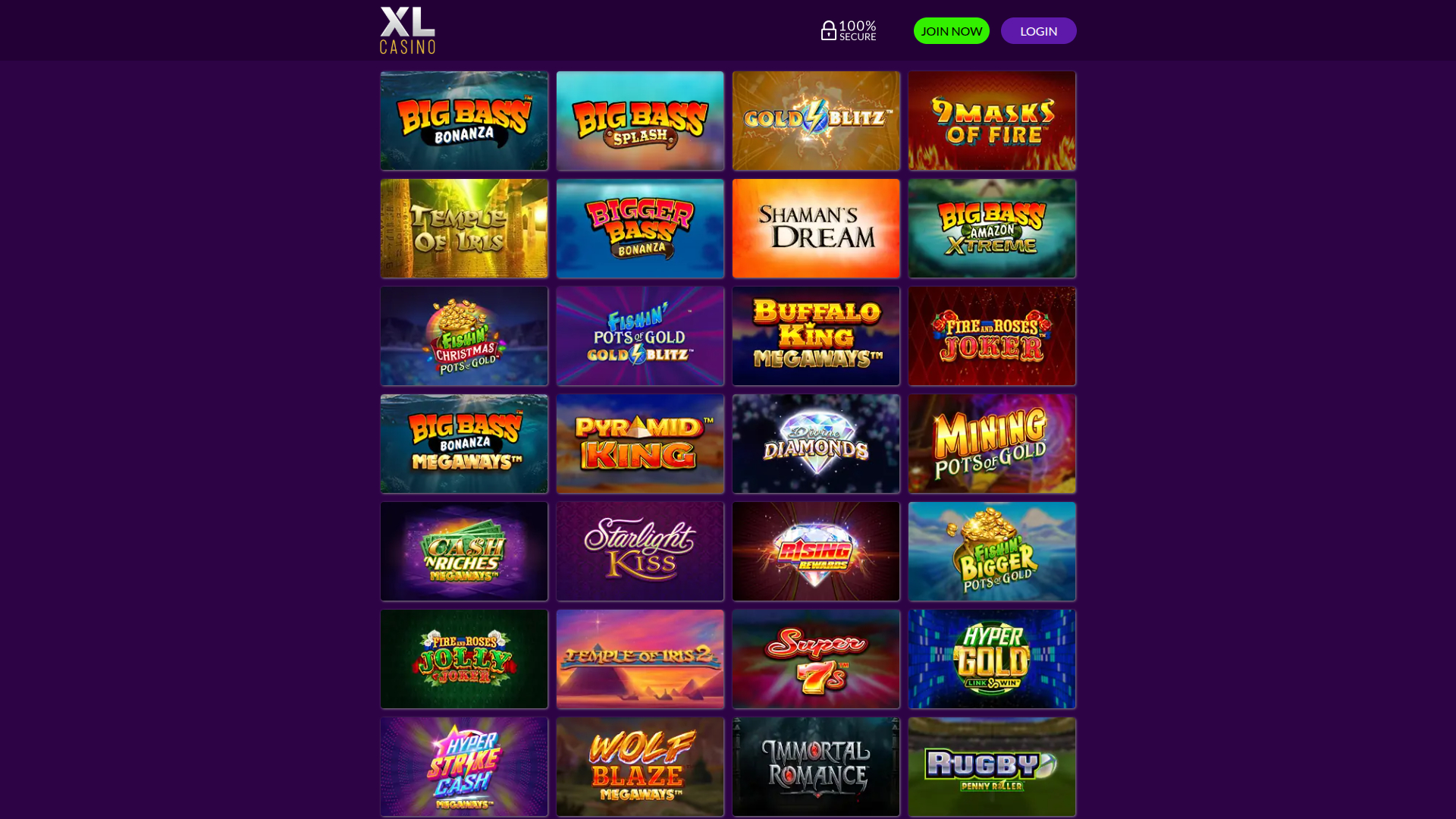 Jeux de bureau de XL Casino