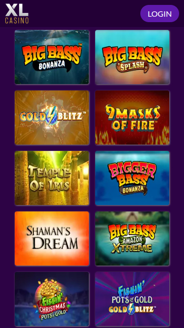 Jeux mobiles de XL Casino