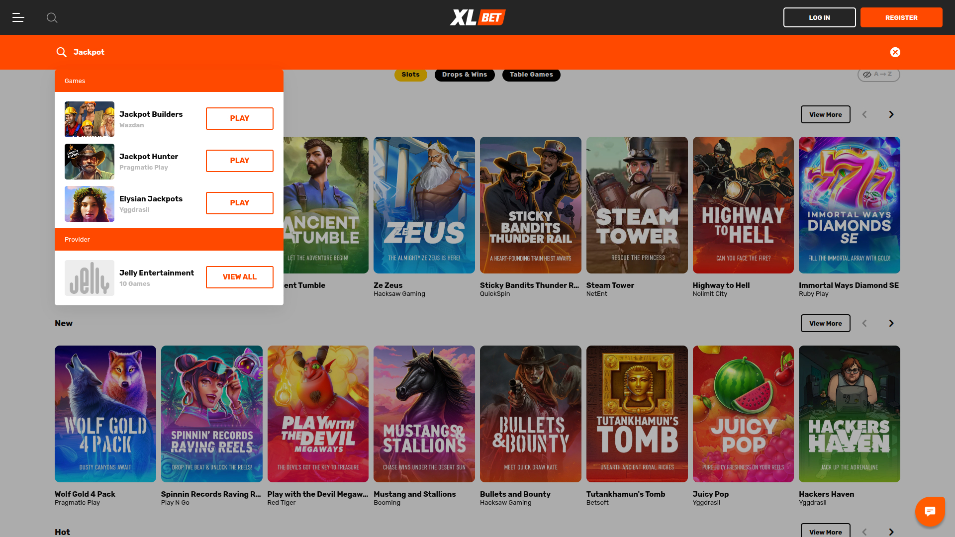 Jackpot de bureau de XLBet