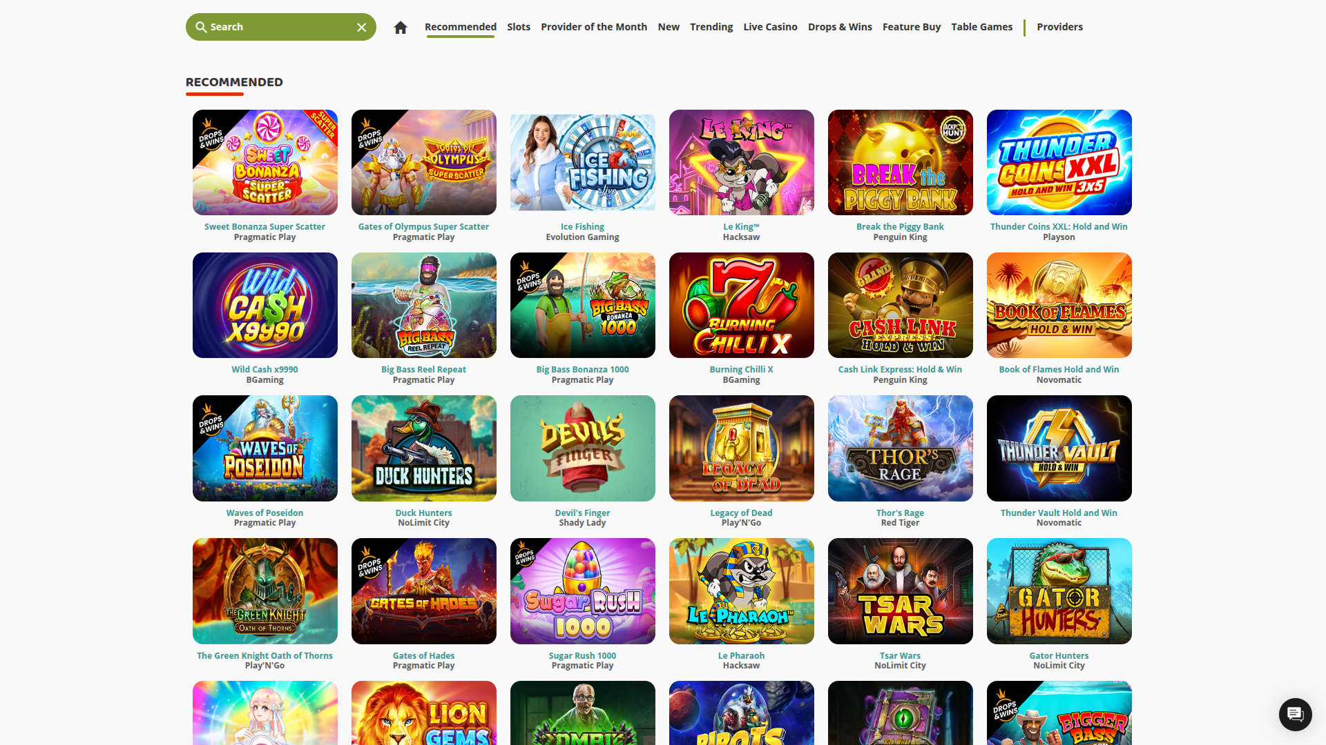 Jeux sur ordinateur de Yaa Casino