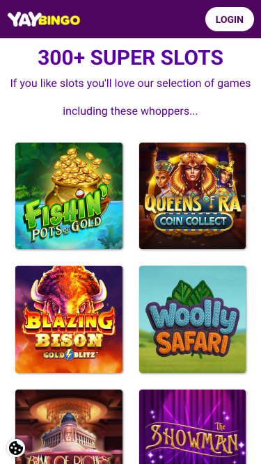 Yay Bingo Casino Giochi per dispositivi mobili