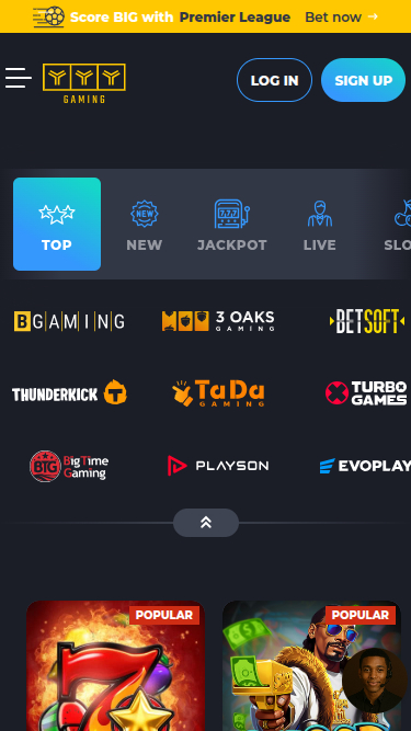 Développeurs de jeux mobiles de YYY Casino