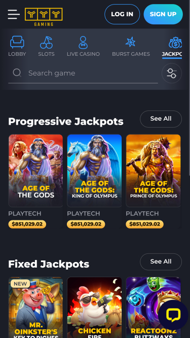 YYY Casino Mobile Jackpot