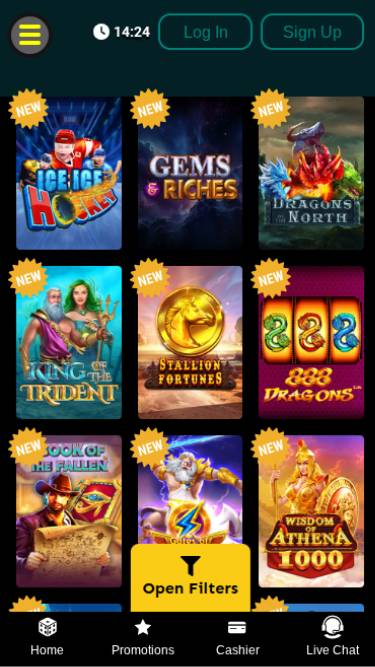 Jeux de casino ZarBet Mobile
