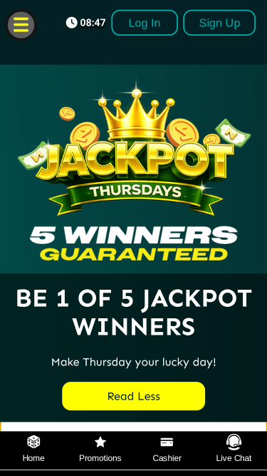 Jackpot mobile du casino ZARbet