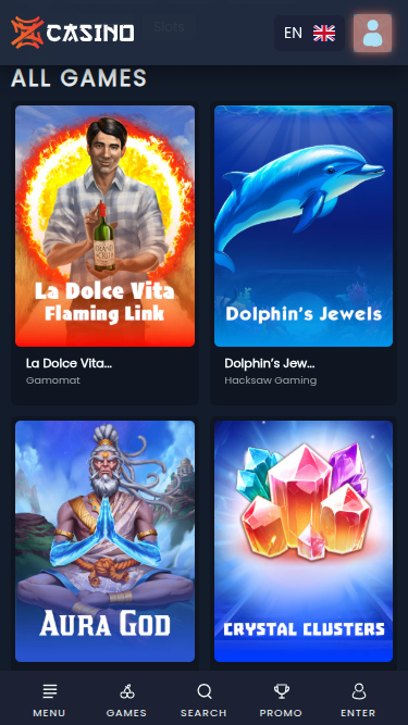 Zen Casino mobile Spiele