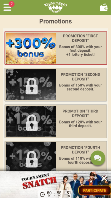 Zeno Casino Mobile Promotions