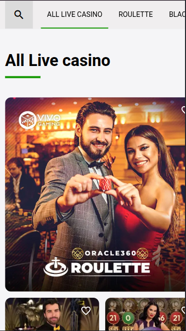 Croupier en direct mobile de Zodiacbet Casino