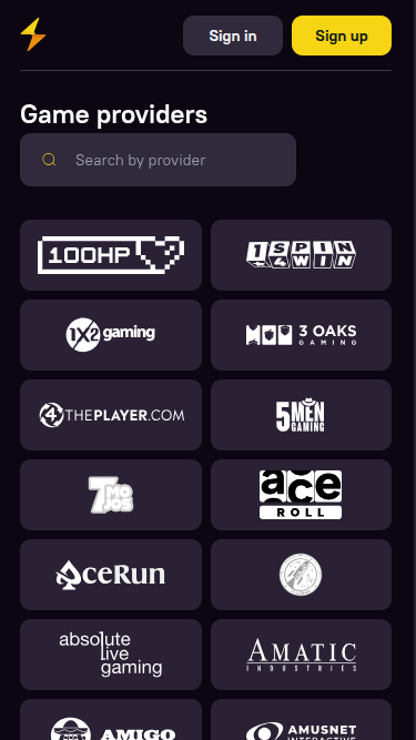 Zoome Casino Mobile Game Developers
