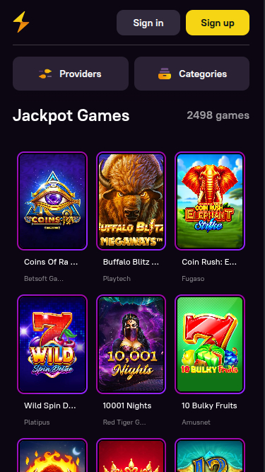 Zoome Casino Mobile Jackpot