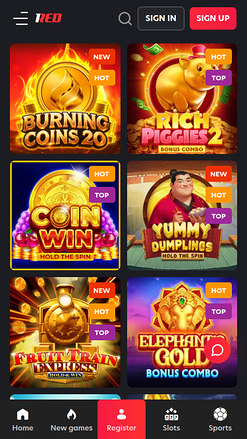 Jackpot mobile de 1red Casino