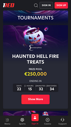 1red Casino Mobile Tournaments