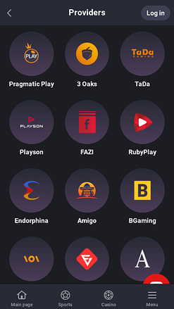 Desarrolladores de juegos de casino 1RedBet