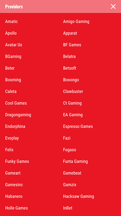 21Bets Casino mobile Spielentwickler