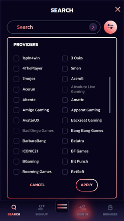 Développeurs de jeux mobiles de 21Bit Casino