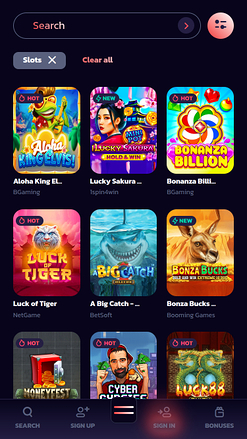 Jeux mobiles de 21Bit Casino