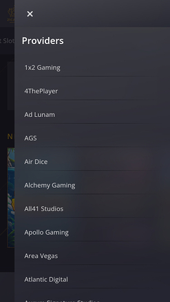 Développeurs de jeux mobiles de 21 Casino