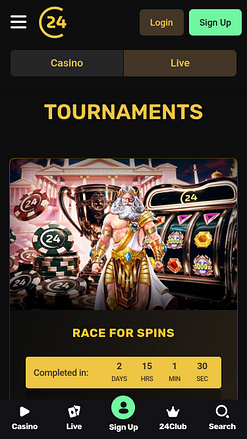 24Casino Mobile Turniere