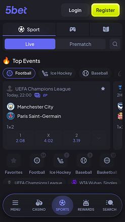 5bet Casino Mobile Sports