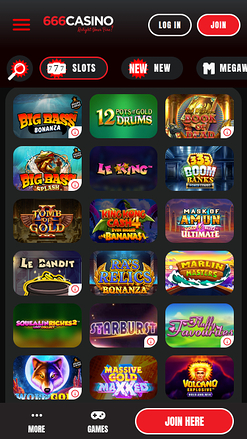 Giochi mobile di 666 Casino