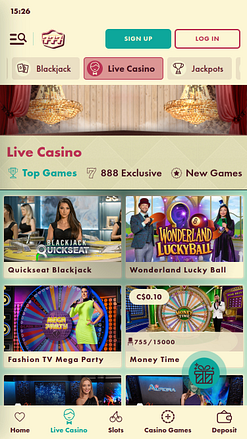 777 Casino Mobile с живыми дилерами