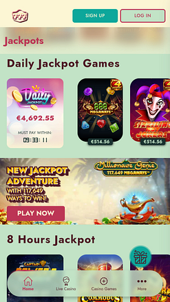 777 Casino Mobile Jackpot
