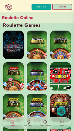 777 Casino Mobile Table Games