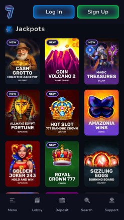 Jackpot mobile di 7Bit Casino
