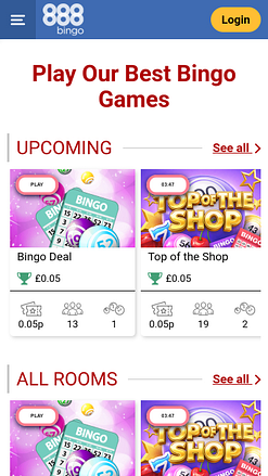 888 Bingo Casino Mobile Bingo