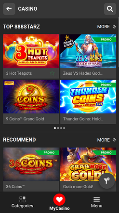 888starz.bet Casino Mobile Games