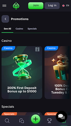 Мобильные акции казино 8xwins
