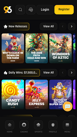 96 Casino Mobile Games