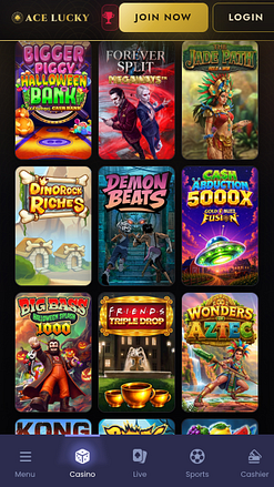 Jeux mobiles Ace Lucky Casino