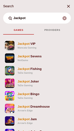 Jackpot mobile de Agent Spins Casino