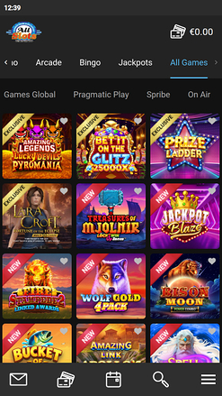 Développeurs de jeux mobiles de All Slots Casino