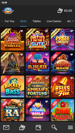 Jeux mobiles de All Slots Casino