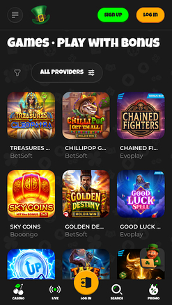 Jouer avec bonus mobile de All Wins Casino