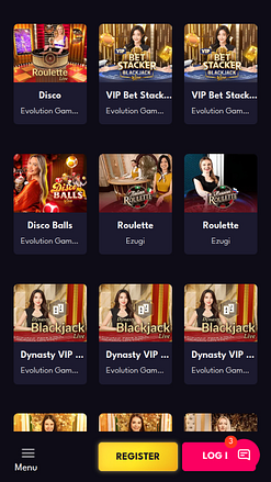 AllStarz Casino Mobile Live Dealer