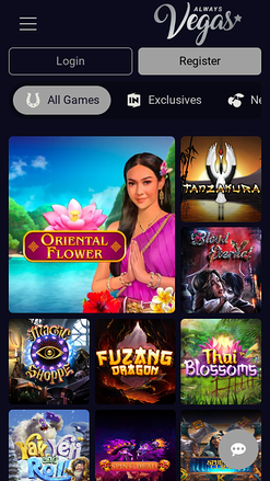 Jeux mobiles de Always Vegas Casino