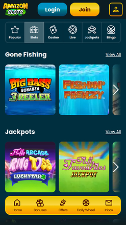 Jeux mobiles de Amazon Slots Casino