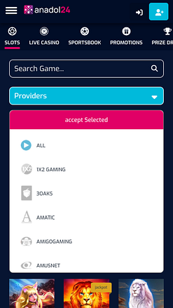 Anadol24 Casino Mobile Game Developers